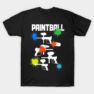 Paintball player Gotcha Paintballer gift idea T-Shirt